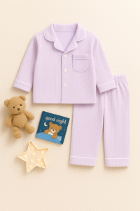 Крафтова дитяча піжама Timan з бавовни «Ніжно-рожева ніжність»