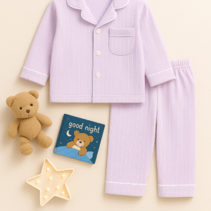 Крафтова дитяча піжама Timan з бавовни «Ніжно-рожева ніжність»