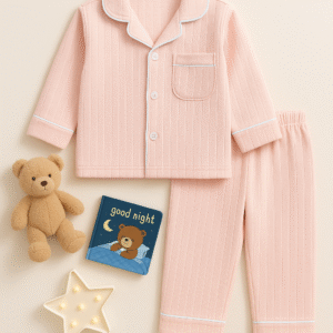 Крафтова дитяча піжама Timan з бавовни «Персиковий затишок»